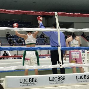 ボクシング観戦後の慰労会